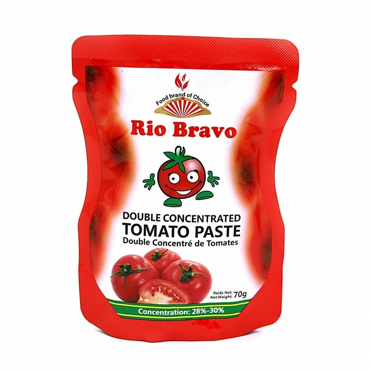 Canned Tomato Paste In Sachet-70g